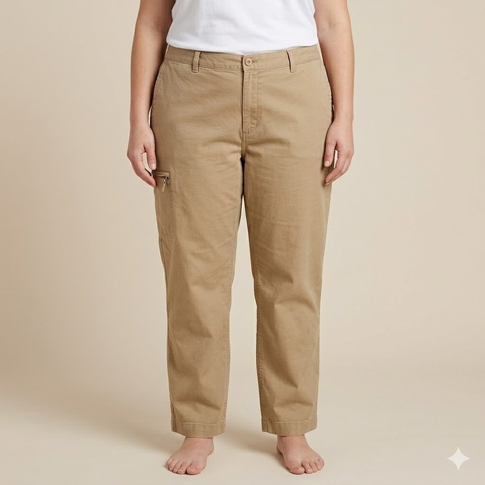 Dockers Smart 360 Flex Khaki Cargo Pants Tan Mens Big & Tall 52x30